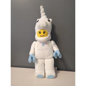 LEGO Unicorn Girl Stuffed Plush 17"  Minifigure Character Manhattan Toy